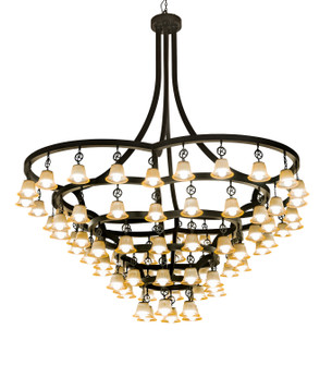 Cretella LED Chandelier in Solar Black (57|194317)