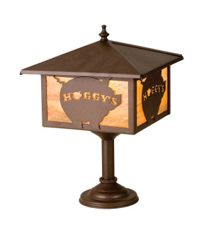 Personalized One Light Bar Mount Lantern in Cafe Noir (57|19410)