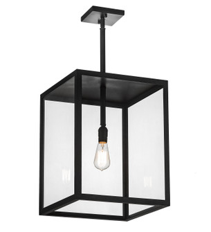 Quadrato One Light Pendant in Textured Black (57|193802)