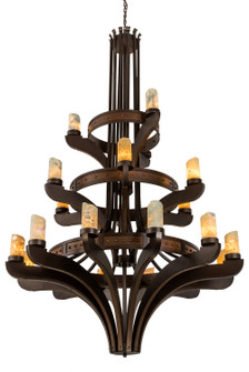 Castilla 21 Light Chandelier in Mahogany Bronze/C-Mahogany Bronze (57|193768)