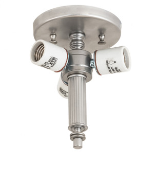 Flushmount Hardware Three Light Flushmount Hardware in Brushed Nickel (57|193640)