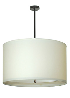Cilindro Four Light Pendant in Black Metal (57|19304)
