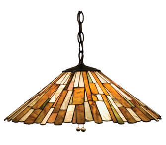 Delta Three Light Pendant in Mahogany Bronze (57|19195)