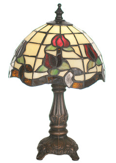 Roseborder One Light Mini Lamp in Mahogany Bronze (57|19189)