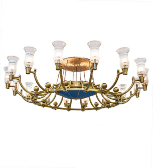 Kahe 32 Light Chandelier in Brass/Black Hills Gold (57|191799)