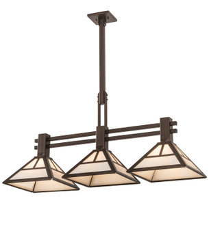 T'' Mission'' Three Light Island Pendant in Mahogany Bronze (57|191702) T'' Mission'' Three Light Island Pendant in Mahogany Bronze (57|191702)
