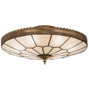 Vincent Six Light Flushmount in Craftsman Brown (57|191557)