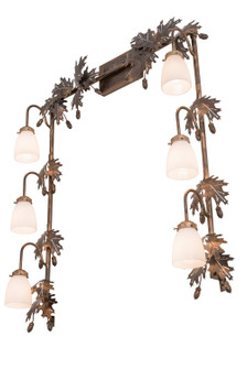 Oak Leaf & Acorn Six Light Vanity in Dark Burnished Antique Copper (57|191400) Oak Leaf & Acorn Six Light Vanity in Dark Burnished Antique Copper (57|191400)