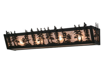 Tall Pines Four Light Vanity in Textured Black (57|19134)