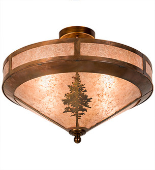 Tamarack Four Light Flushmount in Copper (57|190288)