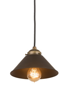Revival One Light Mini Pendant in Antique Brass/Oil Rubbed Bronze (57|189320)