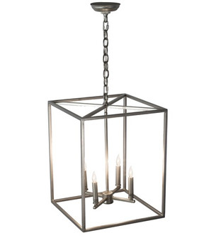 Kitzi Box Four Light Pendant in Nickel (57|188996)