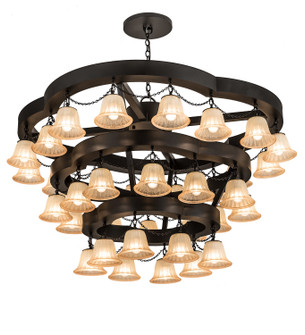 Cretella 36 Light Chandelier in Solar Black (57|188858)