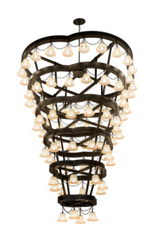Cretella LED Chandelier in Solar Black (57|188852)