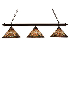Nuevo Three Light Island Pendant in Mahogany Bronze (57|18860)