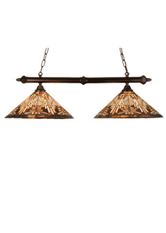 Nuevo Mission Two Light Island Pendant in Mahogany Bronze (57|18858)