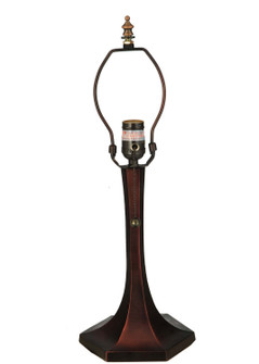 Table Base One Light Table Base in Mahogany Bronze (57|18815)