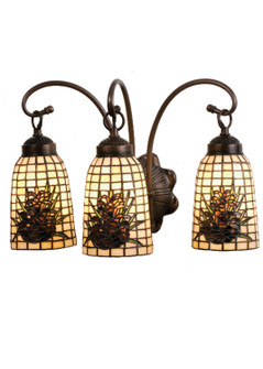 Pine Barons Three Light Wall Sconce in Antique (57|18785)