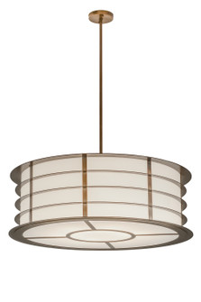 Zarkov Six Light Pendant in Mahogany Bronze (57|187363)