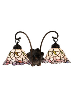 Daffodil Bell Two Light Wall Sconce in Mahogany Bronze (57|18725)