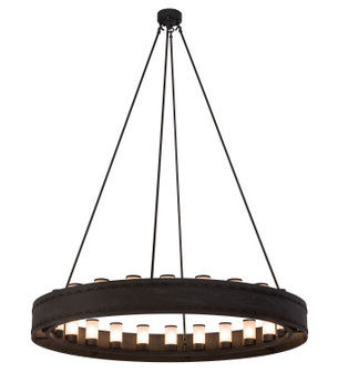 Loxley LED Chandelier in Textured Black & Costello Black (57|187107)