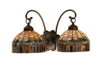 Tiffany Candice Two Light Wall Sconce in Mahogany Bronze Mahogany Bronze (57|18690)