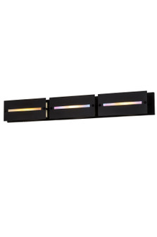 Moss Creek Three Light Wall Sconce in Black Metal (57|186656)