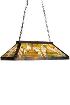 Nuevo Mission Three Light Oblong Pendant in Mahogany Bronze (57|186034)