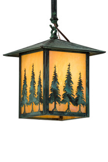 Seneca One Light Pendant in Craftsman Verdigris (57|185647)