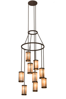 Cartier Nine Light Chandelier in Cafe Noir (57|184954)