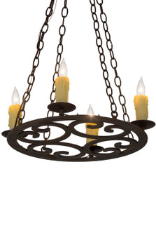 Ashley Four Light Chandelier in Rust (57|184774)