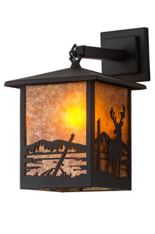 Seneca One Light Wall Sconce in Textured Black (57|183603)