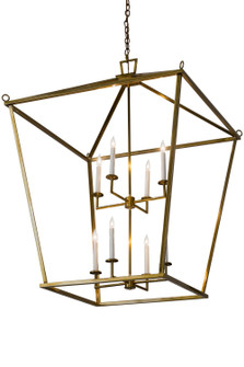 Kitzi Eight Light Pendant in Brass (57|182812)