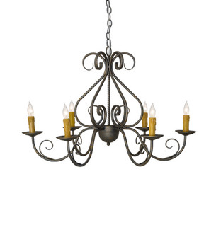 Jenna Six Light Chandelier in French Bronze (57|182580)