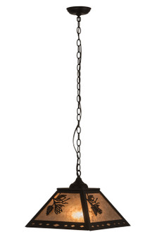 Tiffany Roman Two Light Pendant in Flat Black (57|182082)