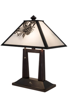 Winter Pine Two Light Table Lamp in Craftsman Brown (57|182011)