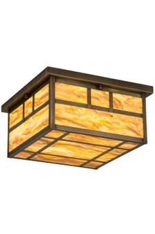 Hyde Park Four Light Flushmount in Antique Brass (57|181575)
