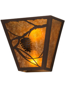 Whispering Pines Two Light Wall Sconce in Mahogany Bronze (57|181141)