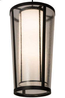 Cilindro Four Light Pendant in Textured Black (57|181116)