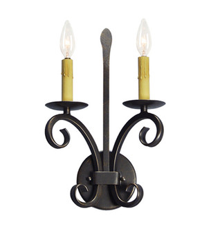 Valetta Two Light Wall Sconce in Gilded Tobacco (57|180721)