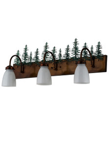 Tall Pines Three Light Vanity in Vintage Copper/Green Trees (57|180396)