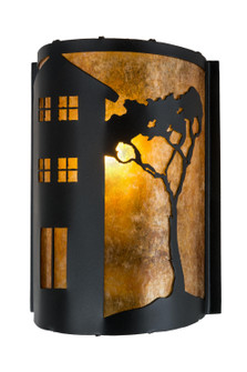 County Fair One Light Wall Sconce in Textured Black (57|180080)