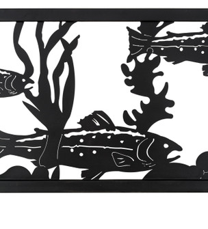 Neversink Bridge Decor in Textured Black (57|179785)