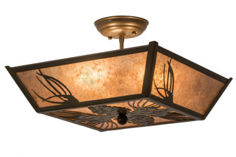 Mountain Pine Three Light Flushmount in Timeless Bronze (57|179771)