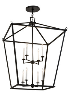 Kitzi Eight Light Pendant in Textured Black (57|179723)