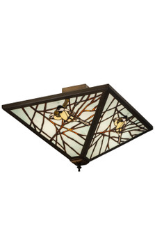 Backyard Friends Four Light Flushmount in Antique Copper (57|178518)