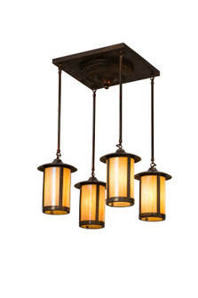 Fulton Four Light Pendant in Vintage Copper (57|178510)