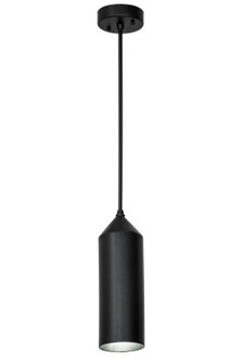Silo One Light Mini Pendant in Black Metal,Wrought Iron (57|177796)