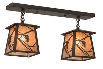 Whispering Pines Two Light Island Pendant in Oil Rubbed Bronze (57|177216)