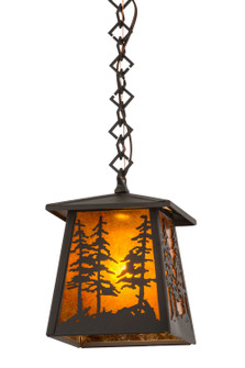 Tall Pines One Light Mini Pendant in Wrought Iron (57|177127)